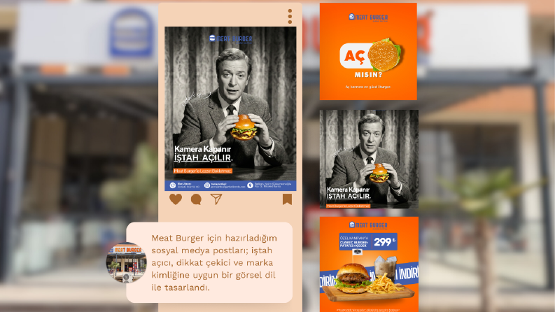 Meat Burger Concept Post Tasarımı