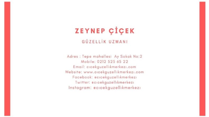 Kartvizit Tasarımı