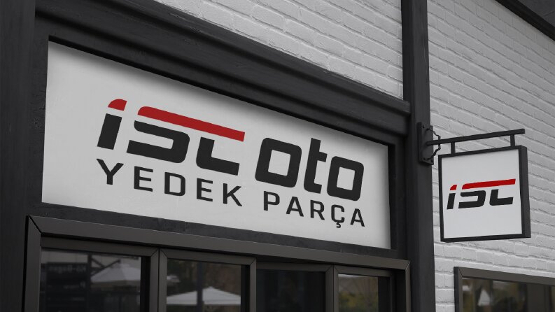 İSC - Oto Yedek Parça Logo Çalışması