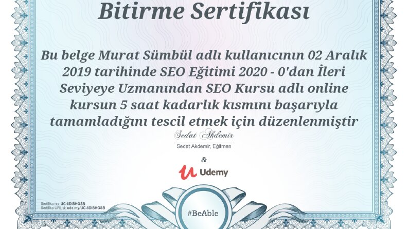 İş örneğim