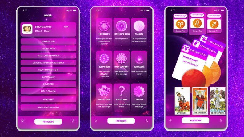 Astroloji UI Design