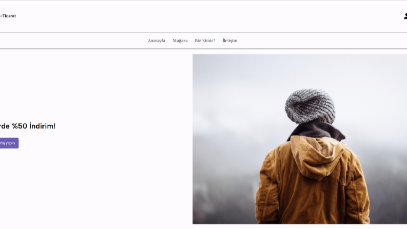 Wordpress Minimal E-Ticaret Sitesi