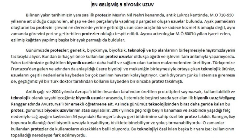 İş örneğim