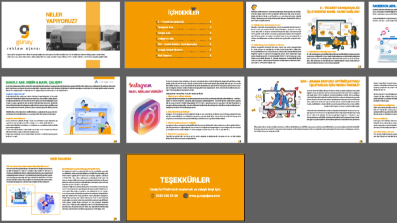 Günay Ajans - Katalog Tasarımı