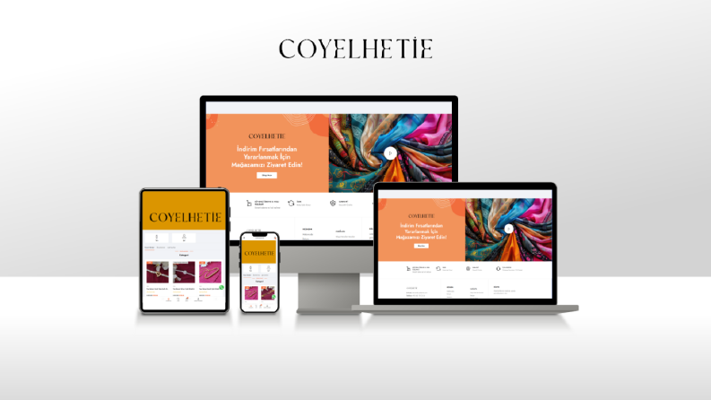 CoyelHetie E-ticaret Sitesi Tasarımı