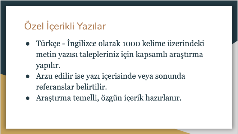İçerik Bilgileri