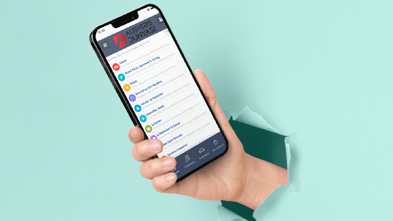 Alışveriş Dünyası - Android ve iOS Mobil Uygulama