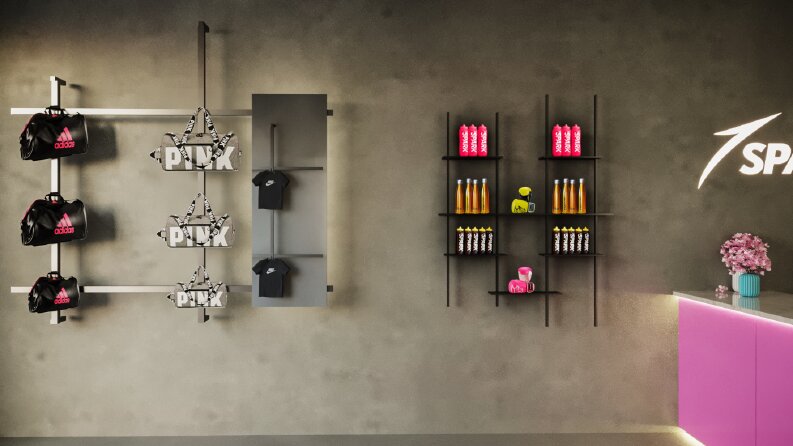 Spark Gym Industrial Interior Design 
