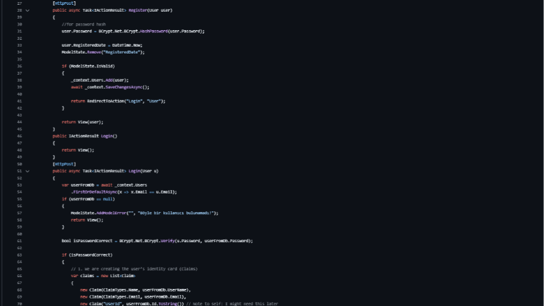 admin sayfası backend