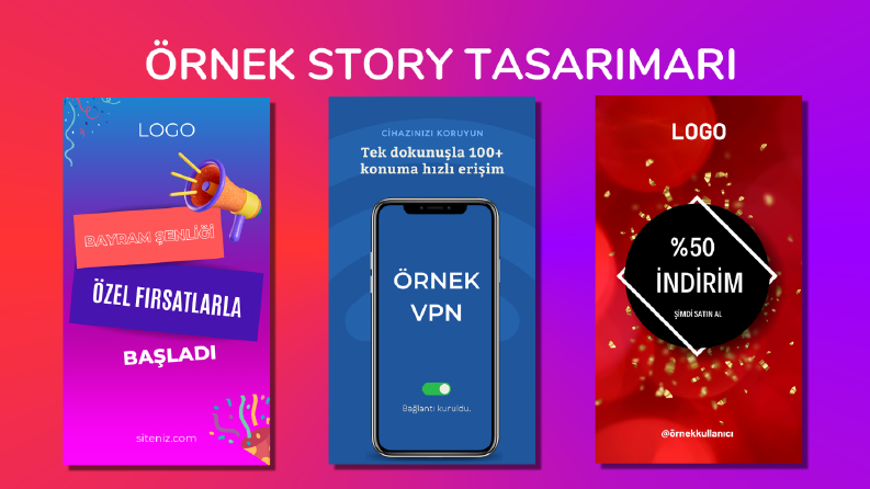 Örnek story tasarımları