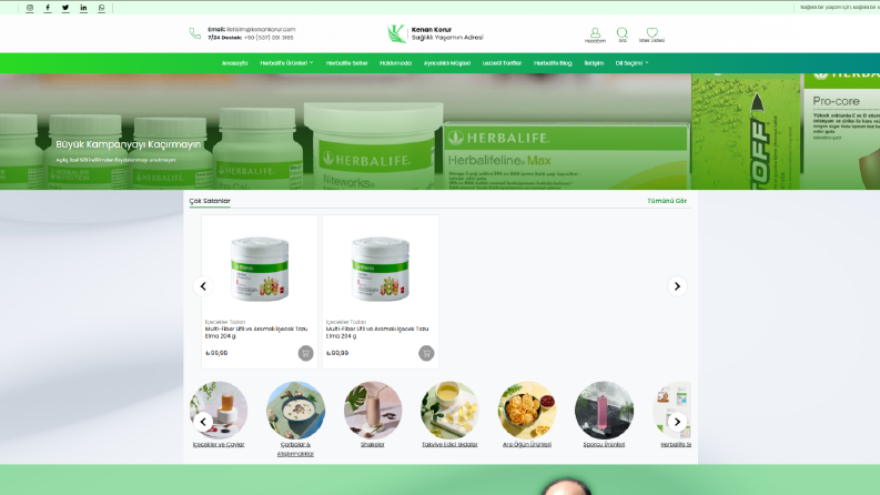 Kenan Korur Herbalife Satış Sitesi