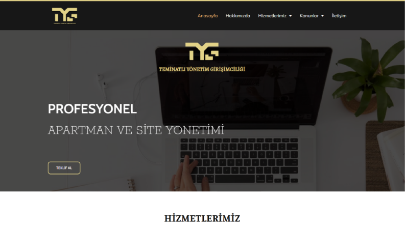 Kurumsal Hizmet ve Online İşlem Portalı: TYG Yönetim