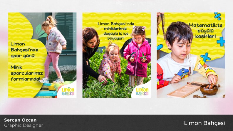 Limon Bahçesi Sosyal Medya Tasarımları
