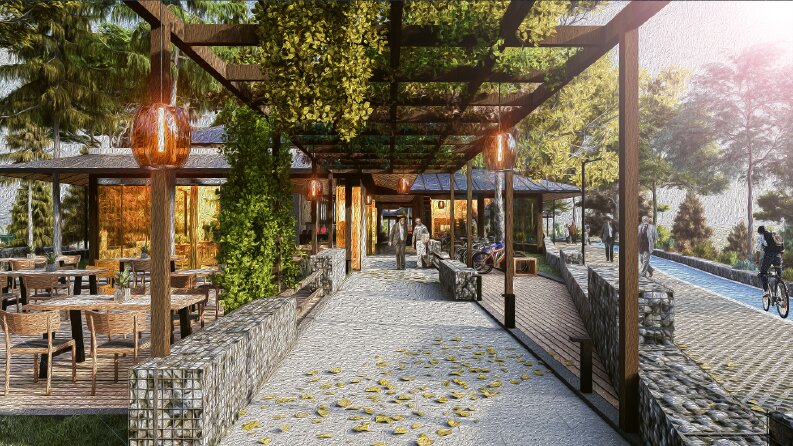 Nature based Cafe