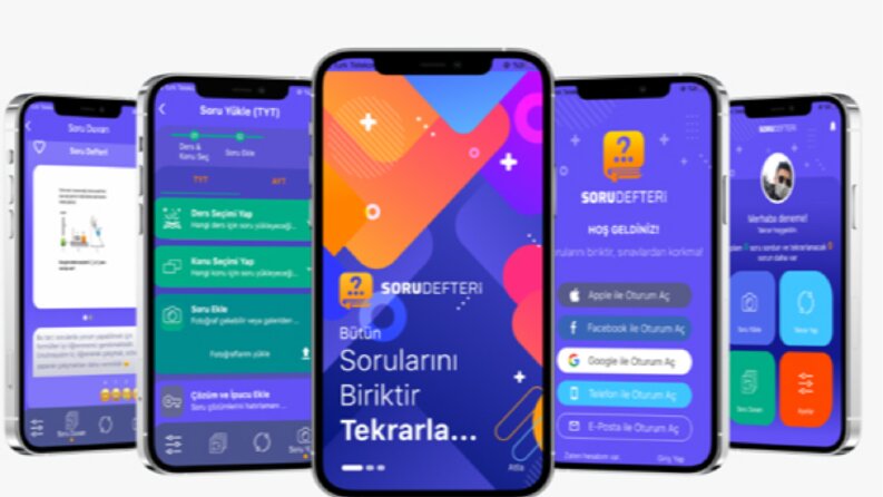 Soru Defteri Mobil Eğitim Uygulaması (IOS + Android)