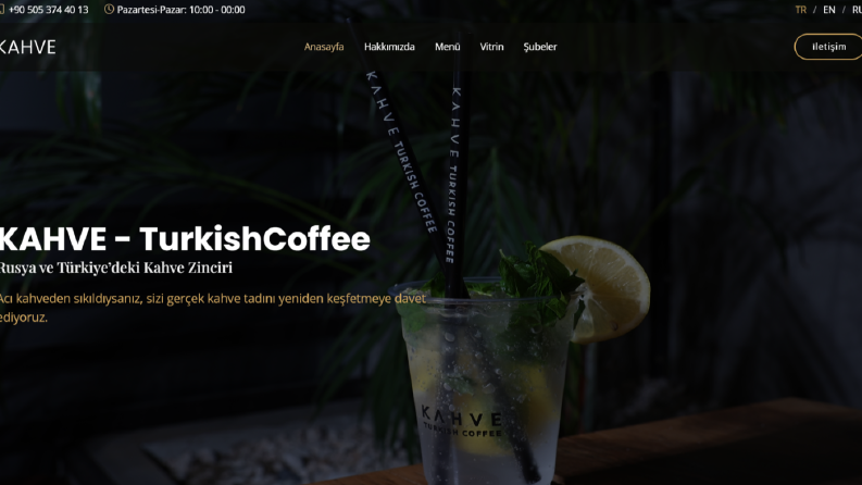 KAHVE - TurkishCoffee | Çok Dilli Kurumsal Web