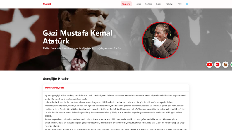 Atatürk Web Sitesi 