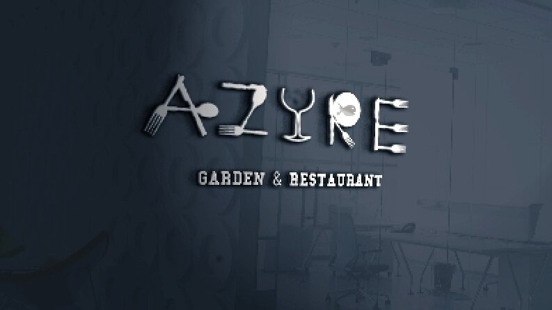Azure adlı restaurant logo tasarımı