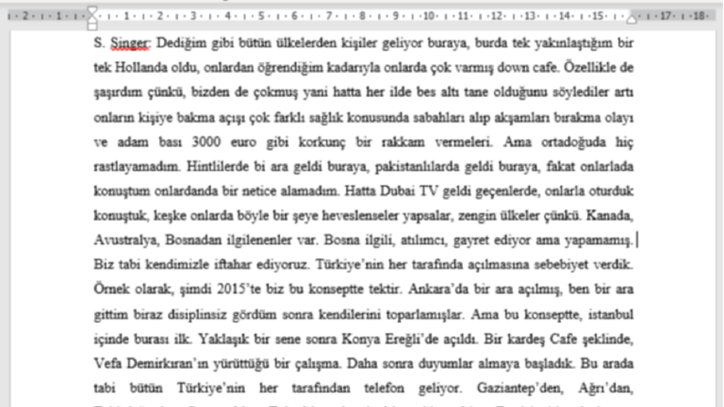 Röportaj Deşifresi