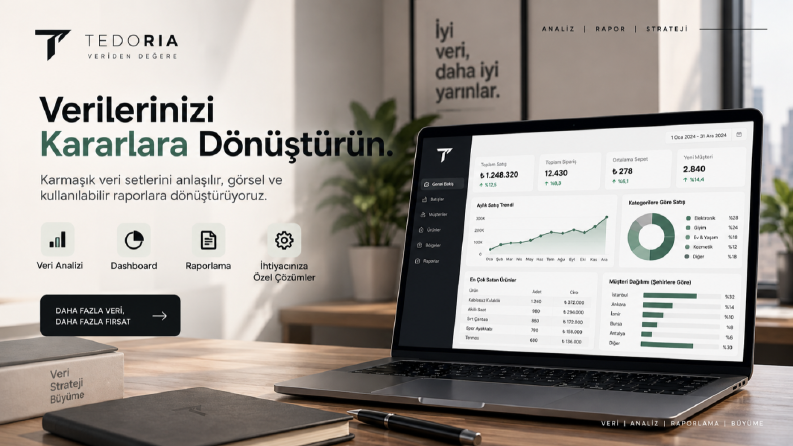 Veri Analizi, Dashboard ve Profesyonel Raporlama