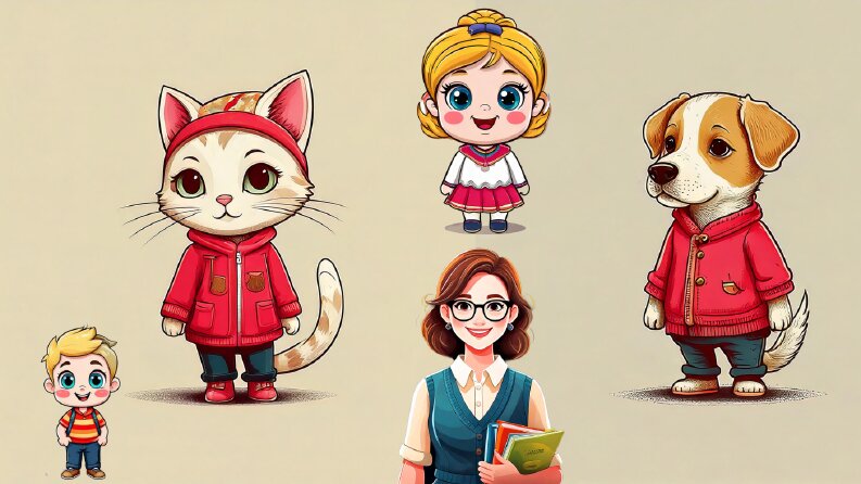 2D Karakter ve Maskot Tasarımı