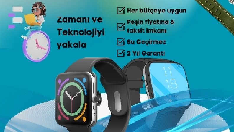 Akıllı Saat Sosyal Medya Tasarımı