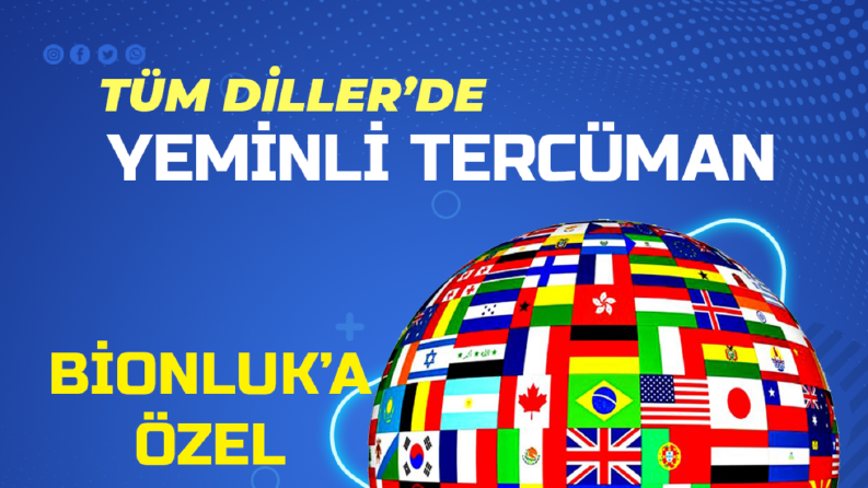 ÇEVİRMEN - YEMİNLİ TERCÜMAN - TÜM DİLLER - KURUMSAL