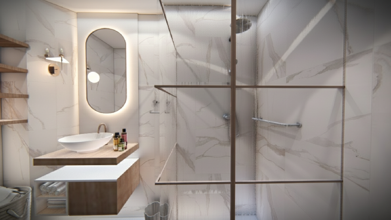 Banyo Modelleme + Render Çalışması