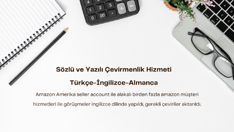 Amazon USA ile ingilizce telekonferans - simultane çeviri