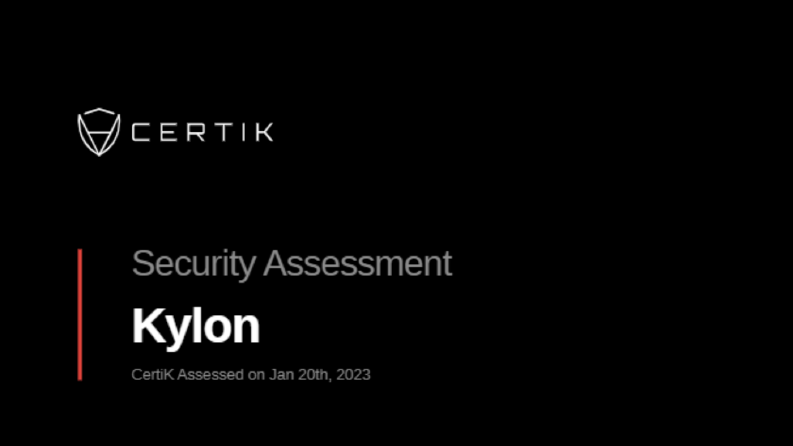 Kylon CERTIK Audit