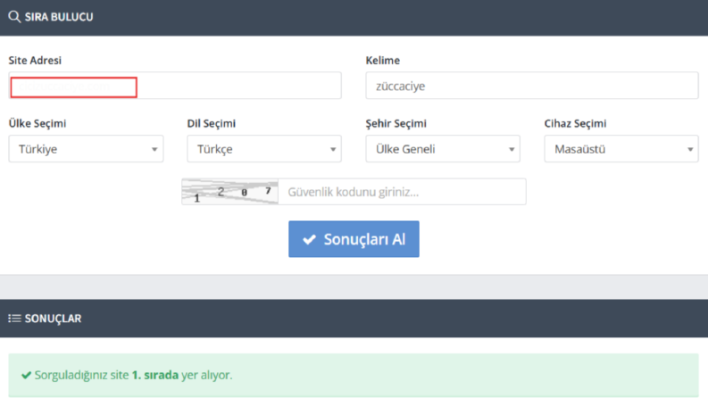 Züccaciye Kelimesinde 1.sıra