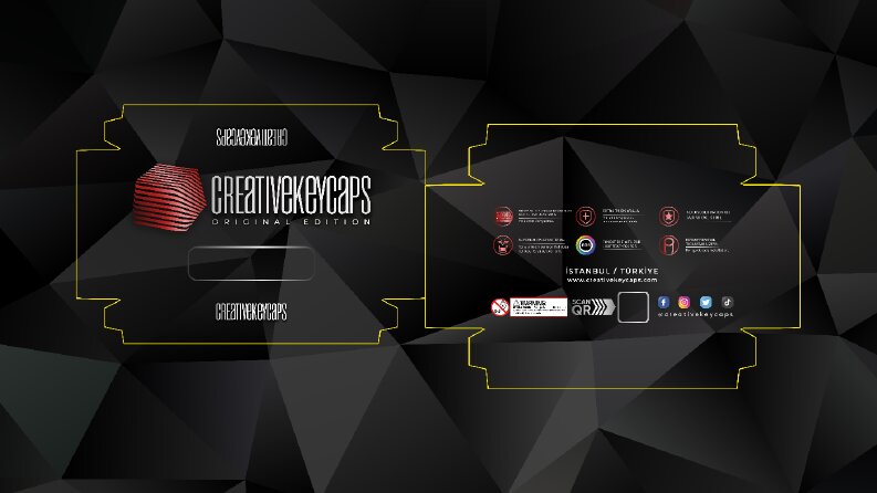 CreativeKeyCaps - Kutu + Logo Tasarımı