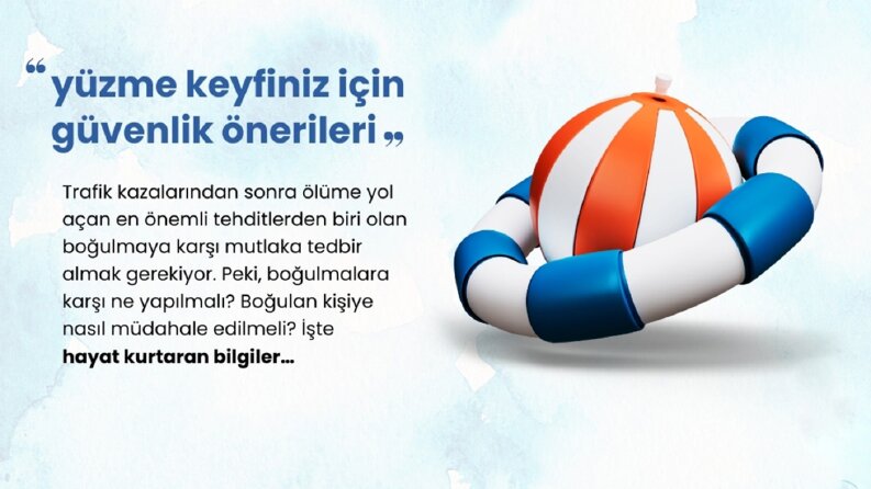 Yüzme keyfiniz için güvenlik önerileri - Sosyal Medya Postu