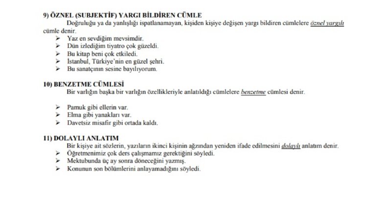 Dilbilgisi Çalışma kitabı