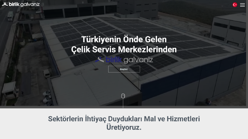 Birlik Galvaniz Website