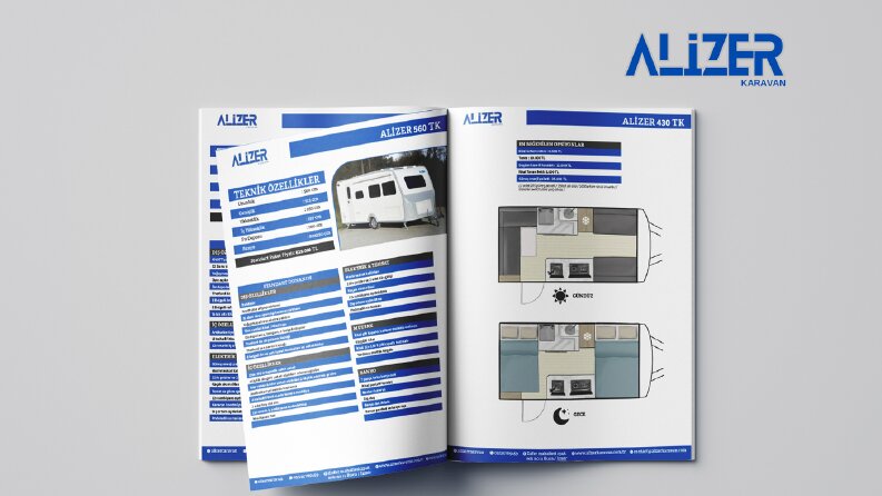 Karavan Katalog Tasarımı