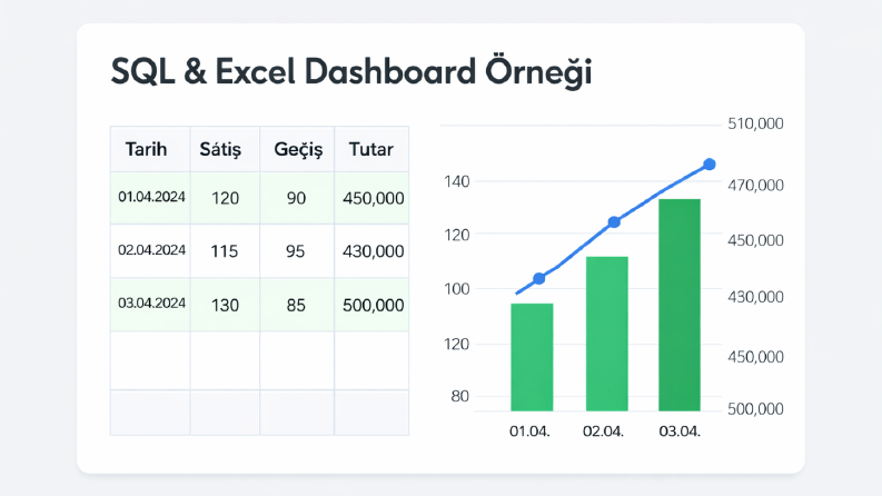SQL & Excel Dashboard Örneği