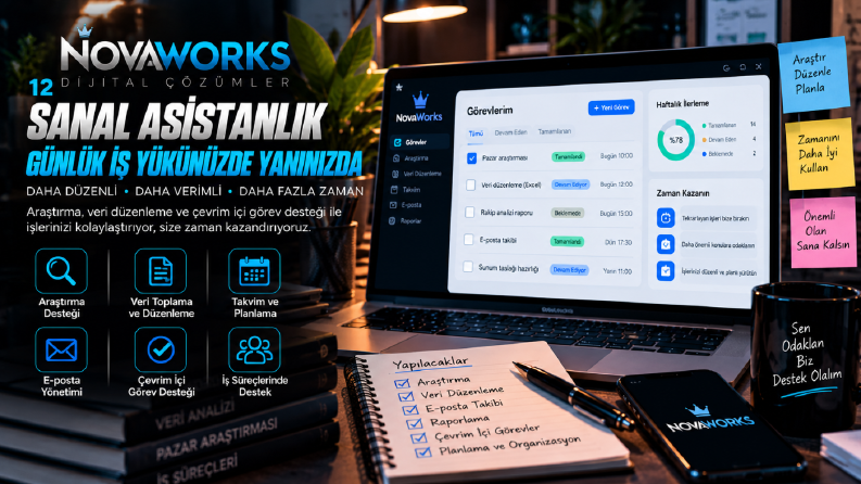 NovaWorks | Sanal Asistanlık ve Dijital İş Desteği