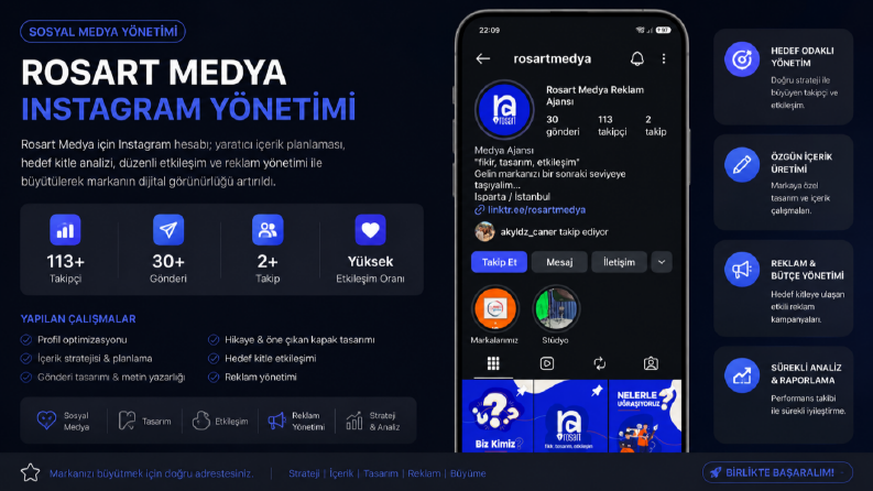 Rosart Medya - Tam Hesap Yönetimi