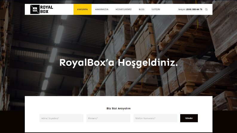 RoyalBox Web Sitesi