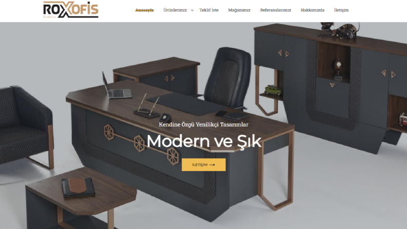 Ofis Mobilyaları Website Tasarımı