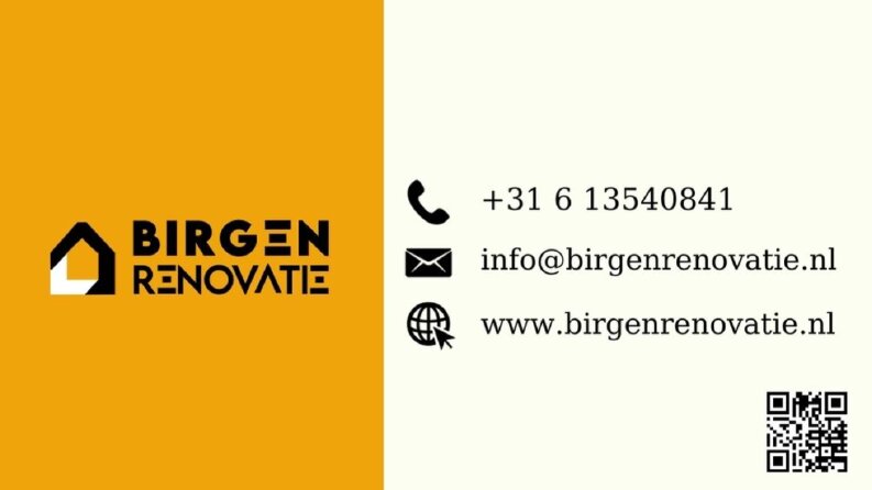 BIRGEN RENOVATIE - Kartvizit Tasarımı