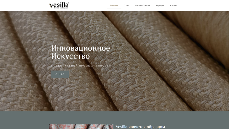 RUSYA: vesilla.ru Özel tasarım web sitesi (Wordpress)
