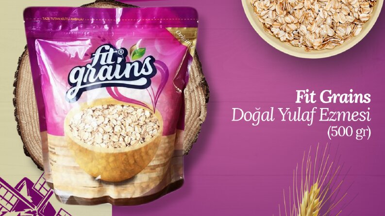 Fit Grains - Doğal Yulaf Ezmesi