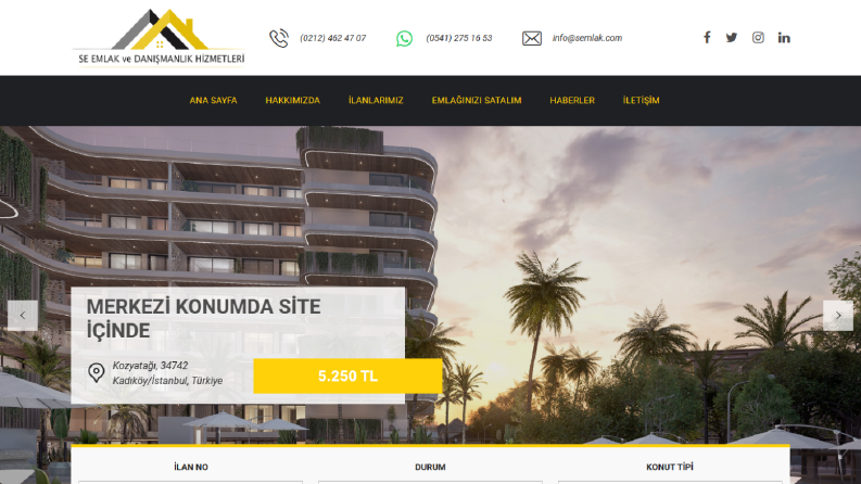 Emlak Web Sitesi