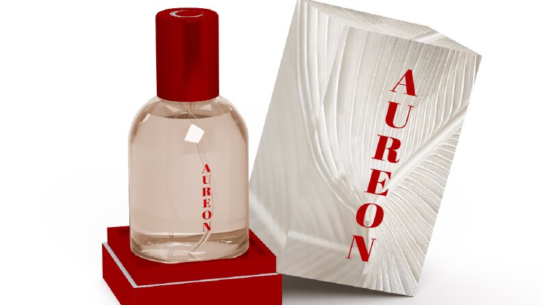 Aureon - Parfüm Şişe ve Kutusu Tasarımı
