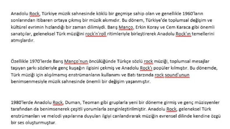 İstediğiniz yer için uygun metin tasarımı