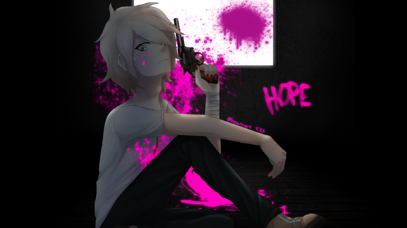 Nagito Komaeda - Danganronpa 2 Fanart