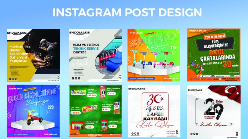 Sosyal Medya Post Tasarımları