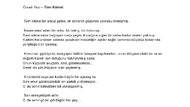 Bir Annenin Gözünden Sevginin Tanımı